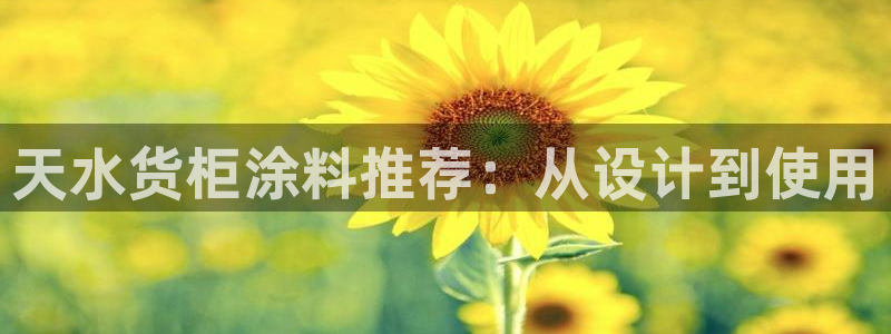 杏运平台官网：天水货柜涂料推荐：从设计到